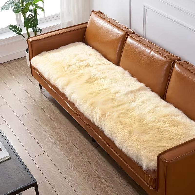 Nordic Faux Sheepskin Fur Sofa Mat