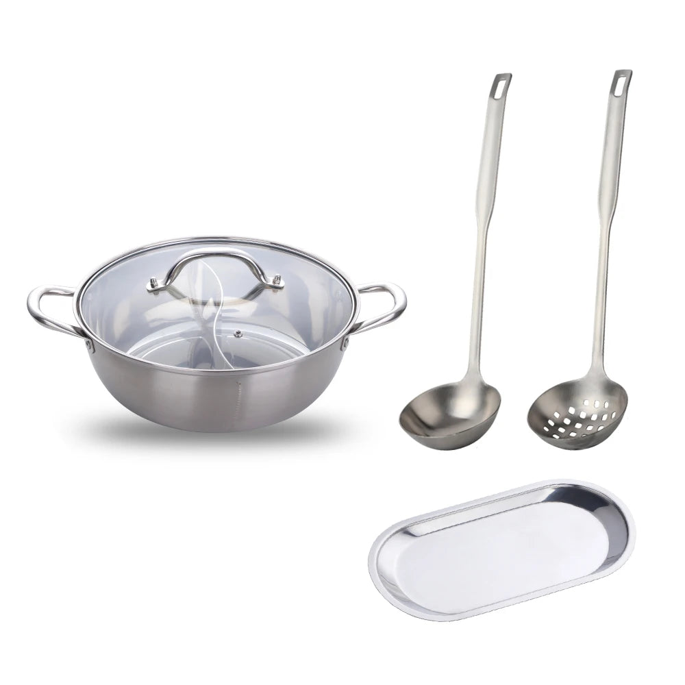 Stainless Steel Twin Divided Hot Pot