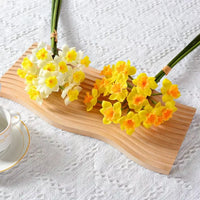 Handmade Soft Rubber Artificial Daffodils