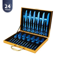 4Pcs Gold Royal European Cutlery Set (Stainless Steel)