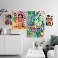 Abstract Landscape Animal Wall Prints