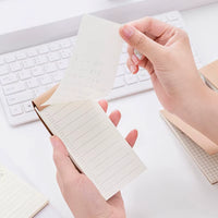 50 Sheets Can Tear Memo Pad Brown Paper Portable Notepads Planning Notes Posted It School Stationery Office Supplies