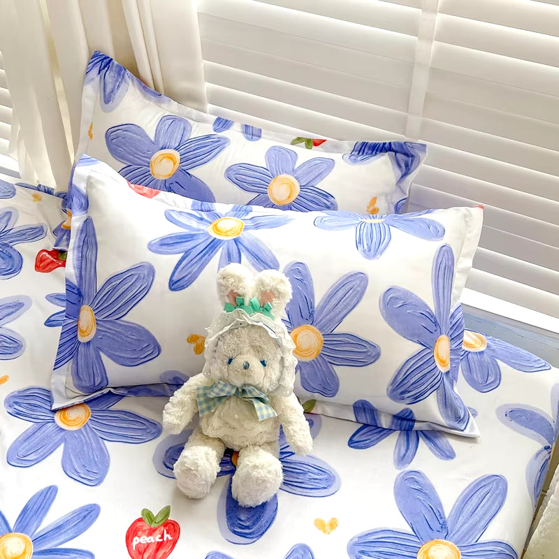 Plush Patterned Pillowcase Set