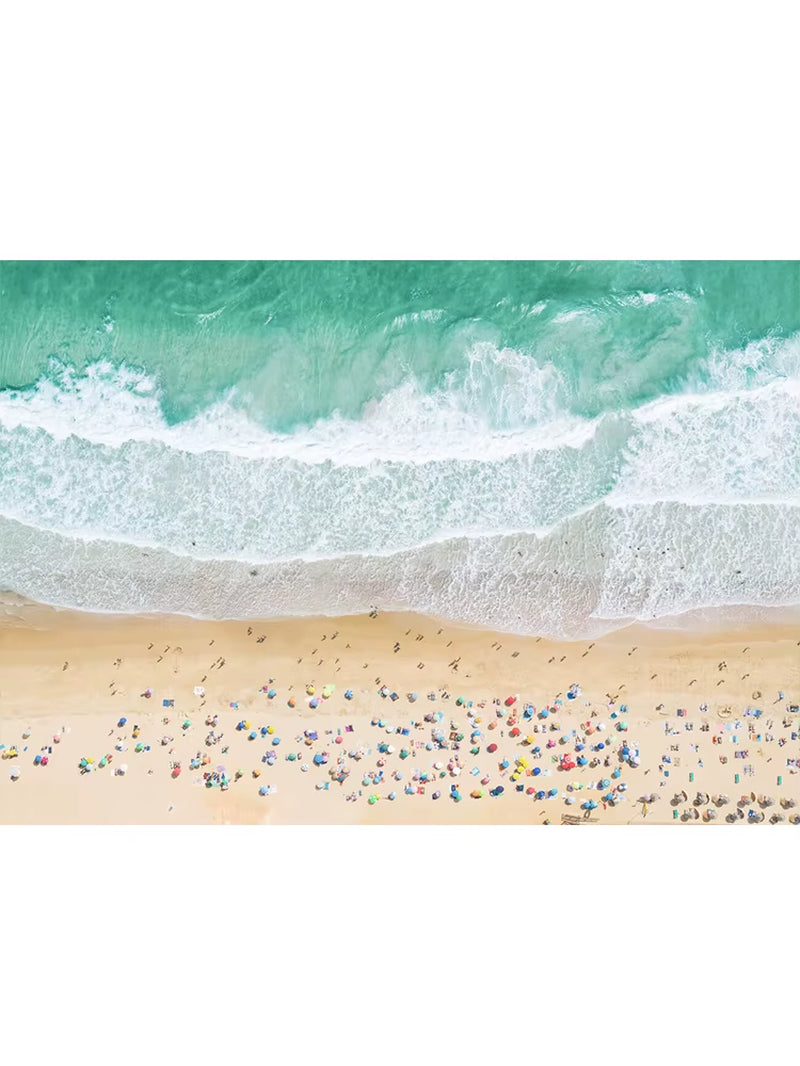 Pink Ocean Surf Wall Print