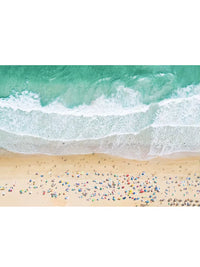 Pink Ocean Surf Wall Print