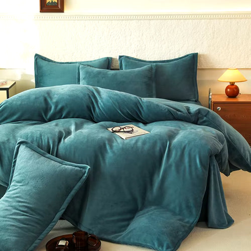 Velvet Duvet Cover, Solid Color