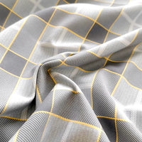 Non-Slip Plaid Fitted Bed Sheet