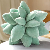 Soft Plush Green Succulent Throw Pillow Plush Cactus Cushions 3D Succulent Pillows Home Decor New Year Valentine'S Day Gift