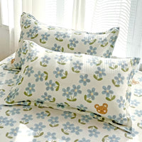 Plush Patterned Pillowcase Set