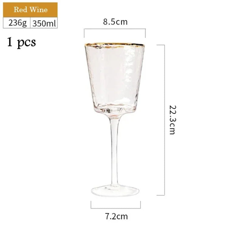 Golden Edge Cocktail Glasses