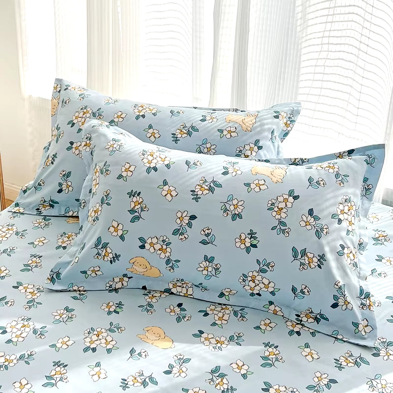 Plush Patterned Pillowcase Set