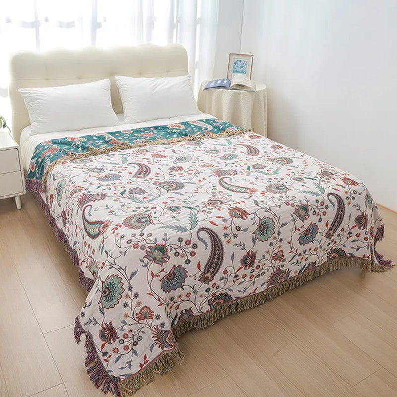 Printed Multifunctional Sofa Blanket