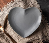 Morandi Heart-Shaped Ceramic Plates