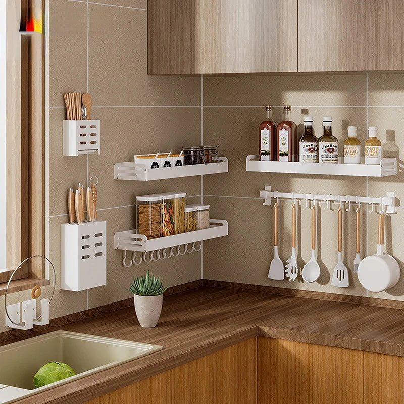 Multifunctional Wall-Mounted Storage Rack