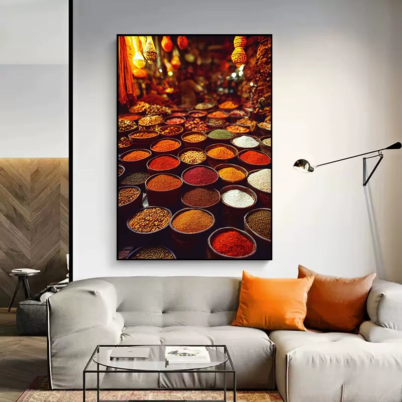 Retro Spice & Sushi Wall Print