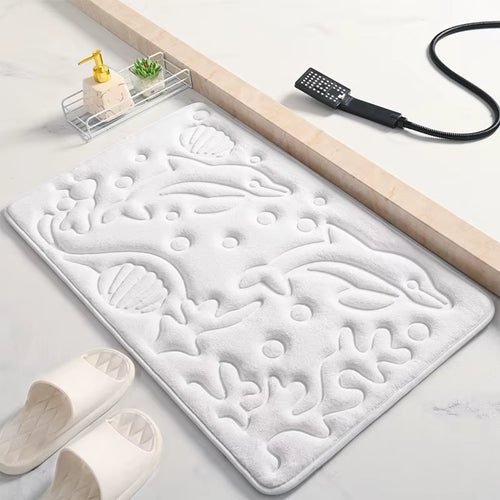 Marine Embossed Bath Mat