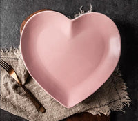 Morandi Heart-Shaped Ceramic Plates