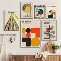 Bauhaus Modern Abstract Geometric Wall Prints