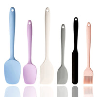 6Pcs Food Grade Silicone Spatula Set