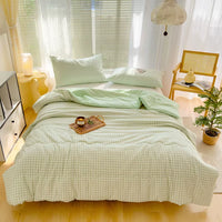 Summer Cotton Quilts Thin Air Conditioning Comforter Soft Breathable Bed Blanket Floral Duvet Cover Thin Quilts Machine Washable