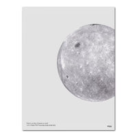 Minimalist Moon & Planet Wall Print