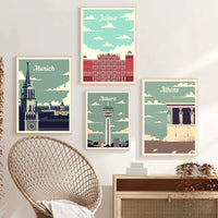 World Famous Cities Architecture Wall Prints