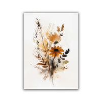 Watercolor Wildflowers Wall Prints