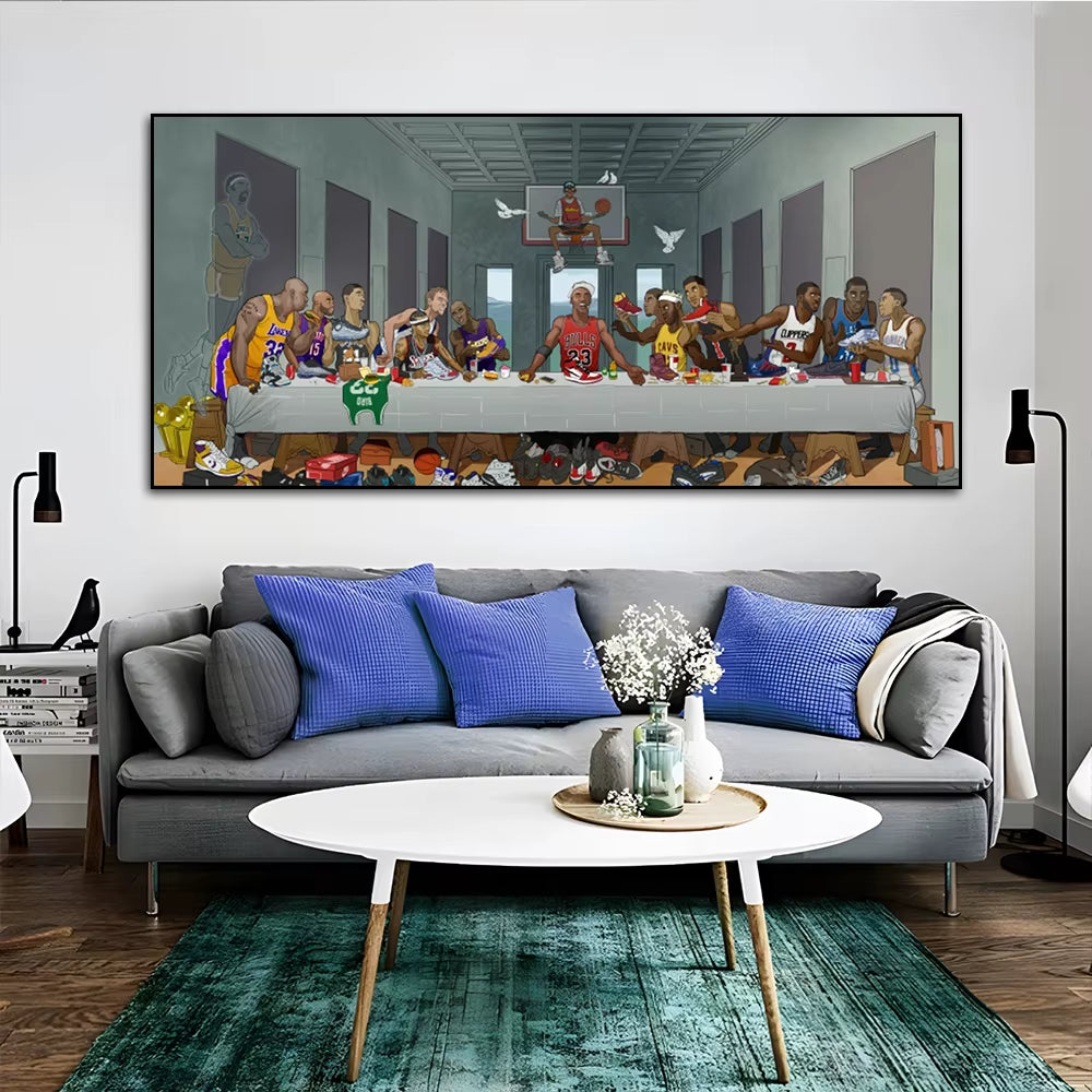 NBA Last Supper Wall Prints