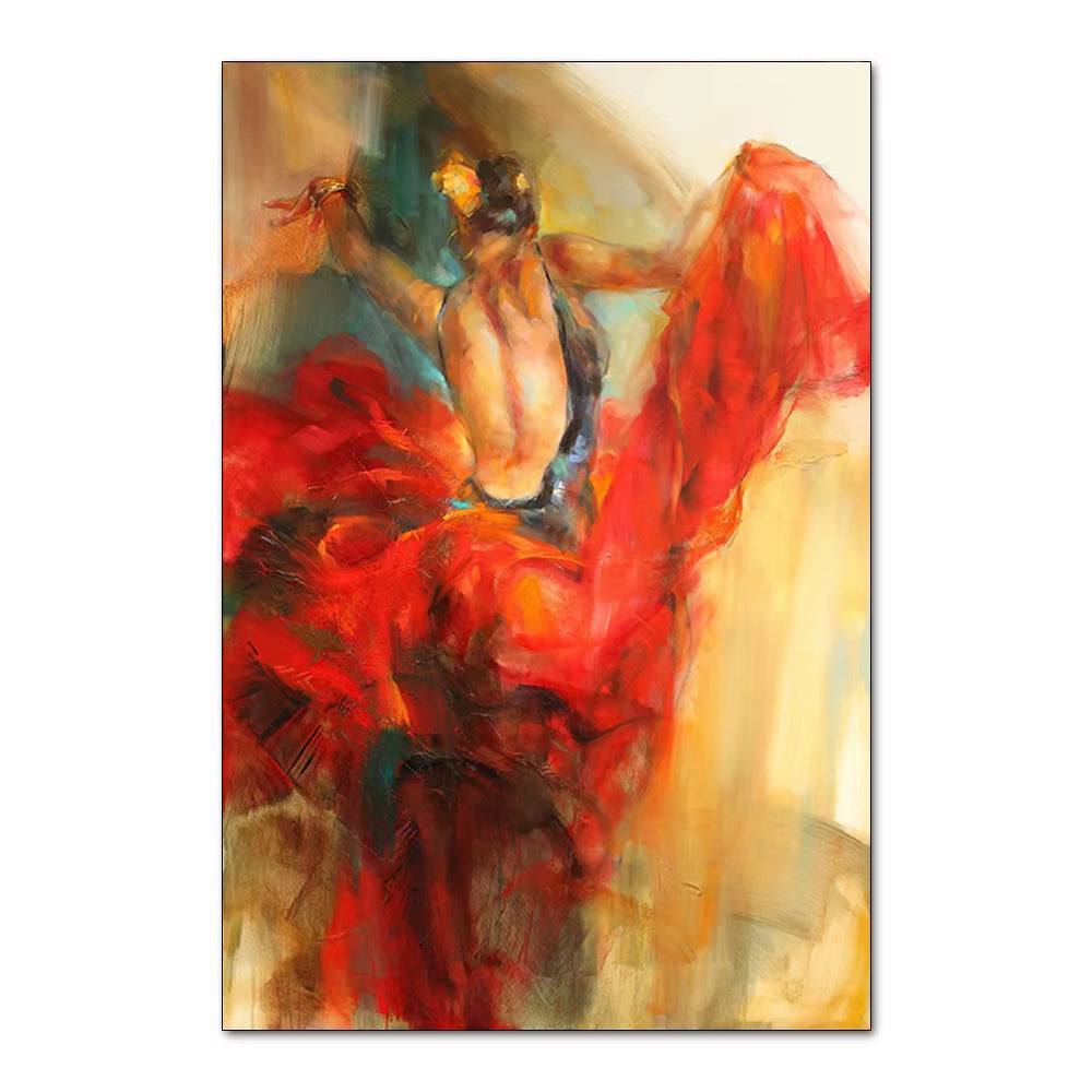 Spanish Flamenco Dance Wall Prints