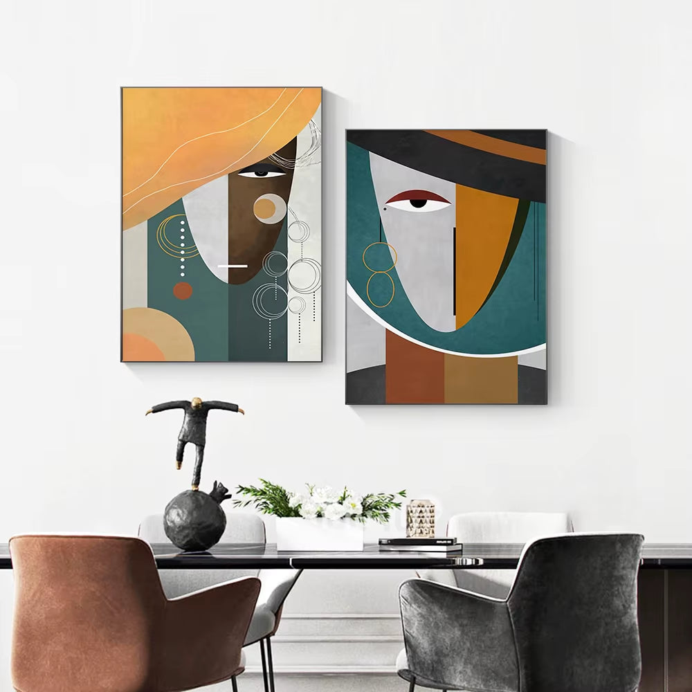  Picasso-Inspired Woman Wall Prints