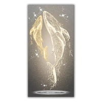 Luxury Luminous Whale Wall Prints