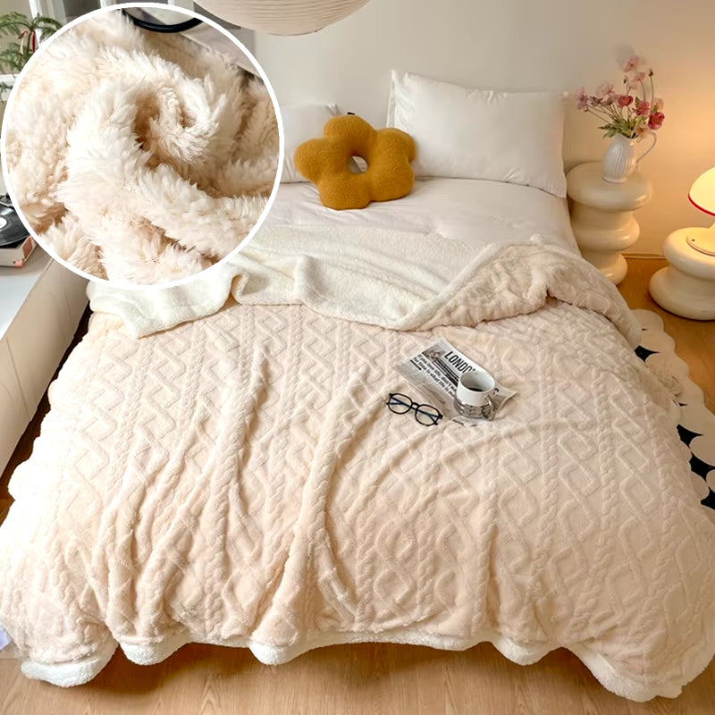 Warm & Fluffy Fleece Bedspread