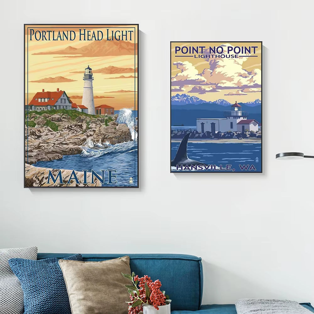 Tourist Cities Landscape Wall Prints