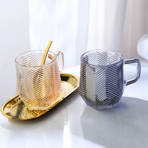 Simple Styled Glass Coffee Mugs