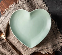 Morandi Heart-Shaped Ceramic Plates