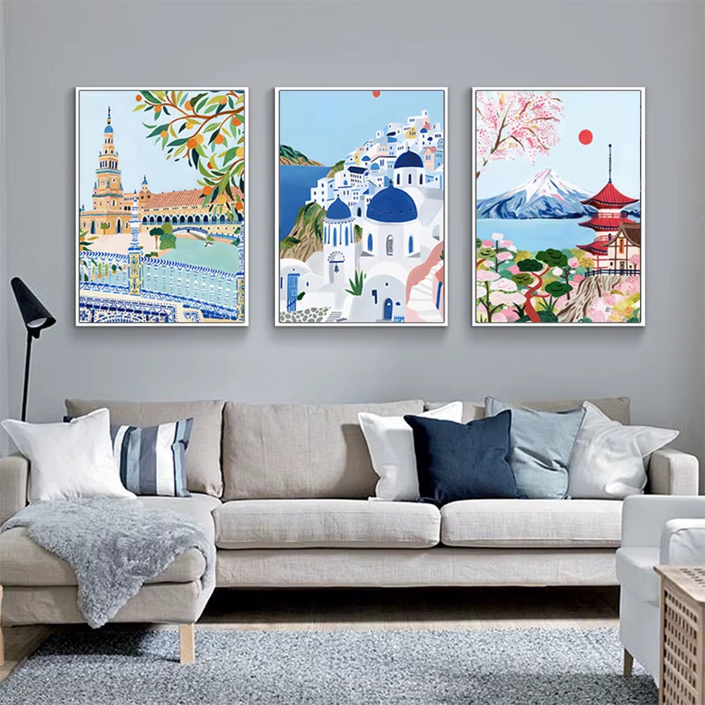 Scandinavian Travel Wall Prints