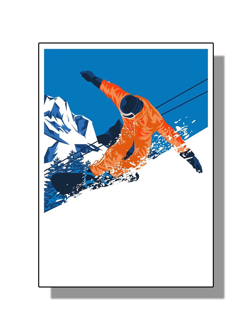 Winter Adventure Wall Print