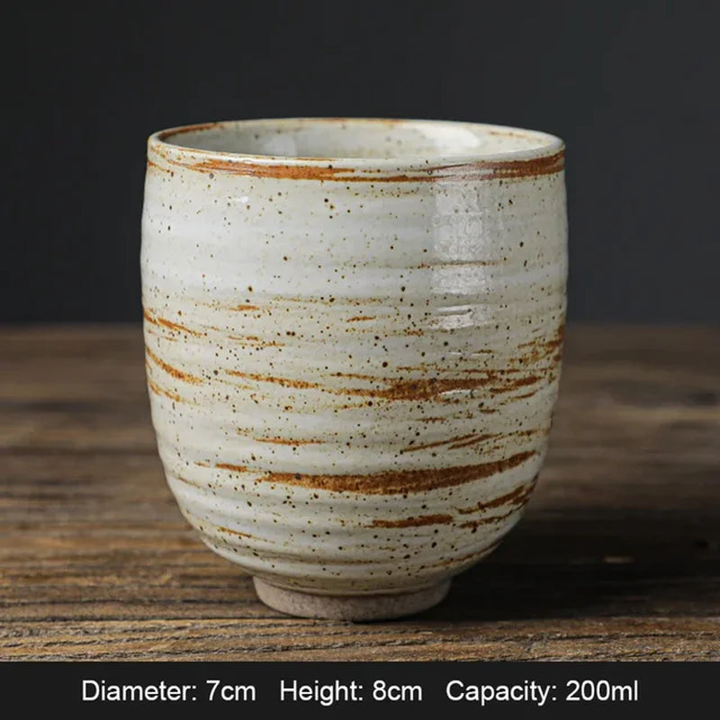 Handmade Glazed Ceramic Coffee Mugs