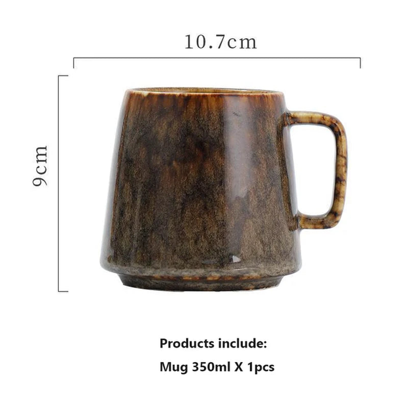 Japanese Glazed Ceramic Mug