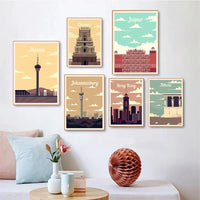 World Famous Cities Architecture Wall Prints