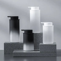 Frosted Glass Lotion & Soap Dispensers