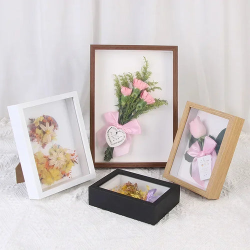 Wooden 3D Shadow Photo Boxes