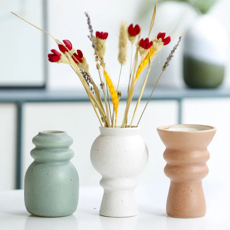 Nordic Creative Ceramic Flower Vases