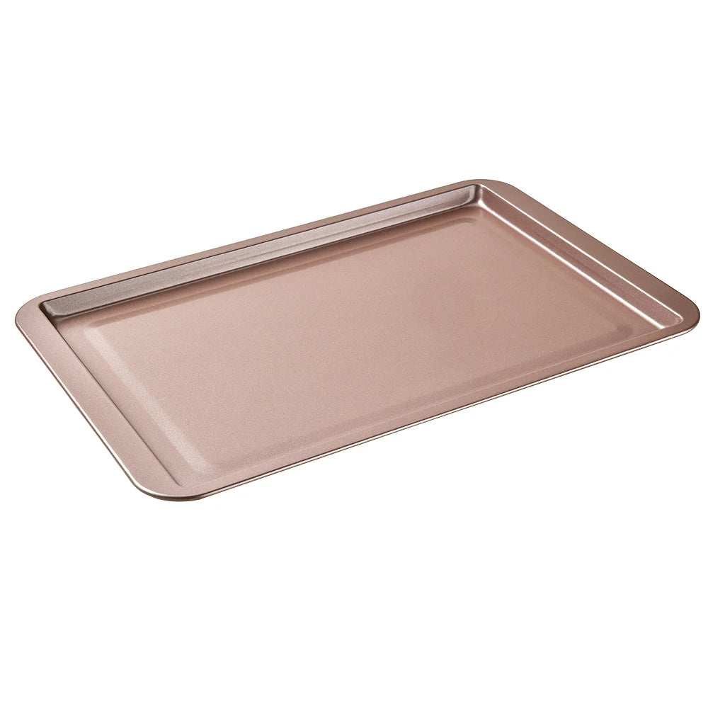 Non-Stick Rectangle Baking Pan Carbon Steel Baking Sheet Oven Tray for Biscuit Pie Pizza Roast Muffin Bread Bakeware