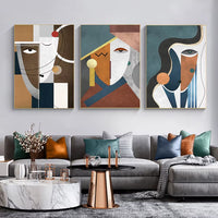  Picasso-Inspired Woman Wall Prints