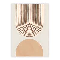 Bohemian Beige Coral Wall Prints