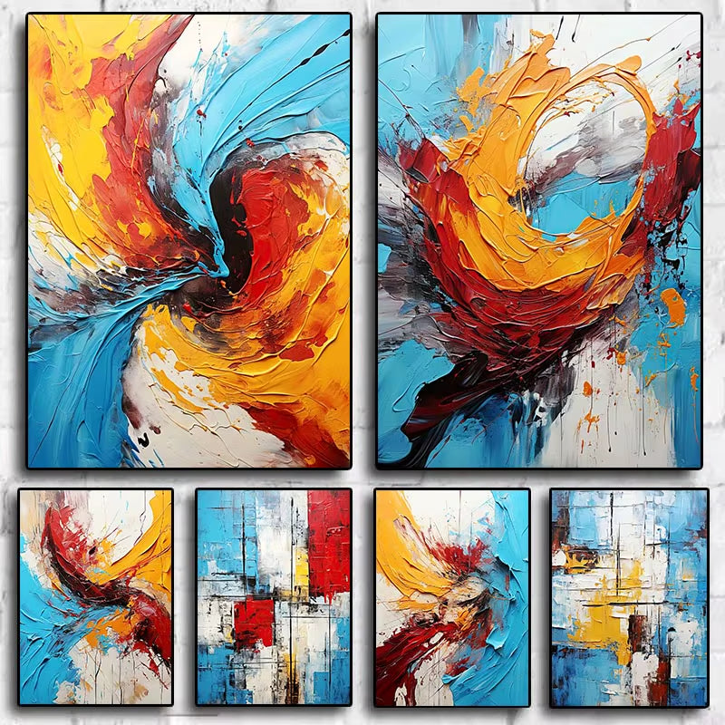 Colorful Abstract Wall Print