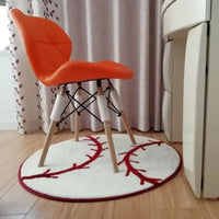 80X80Cm Tufted Plush Football Basketball Baseball Area Rug Anti-Slip Floor Mat Bedside Rugs round Carpets for Living Room Decor