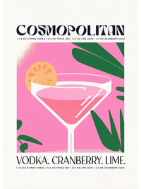 Retro Cocktail Wall Print