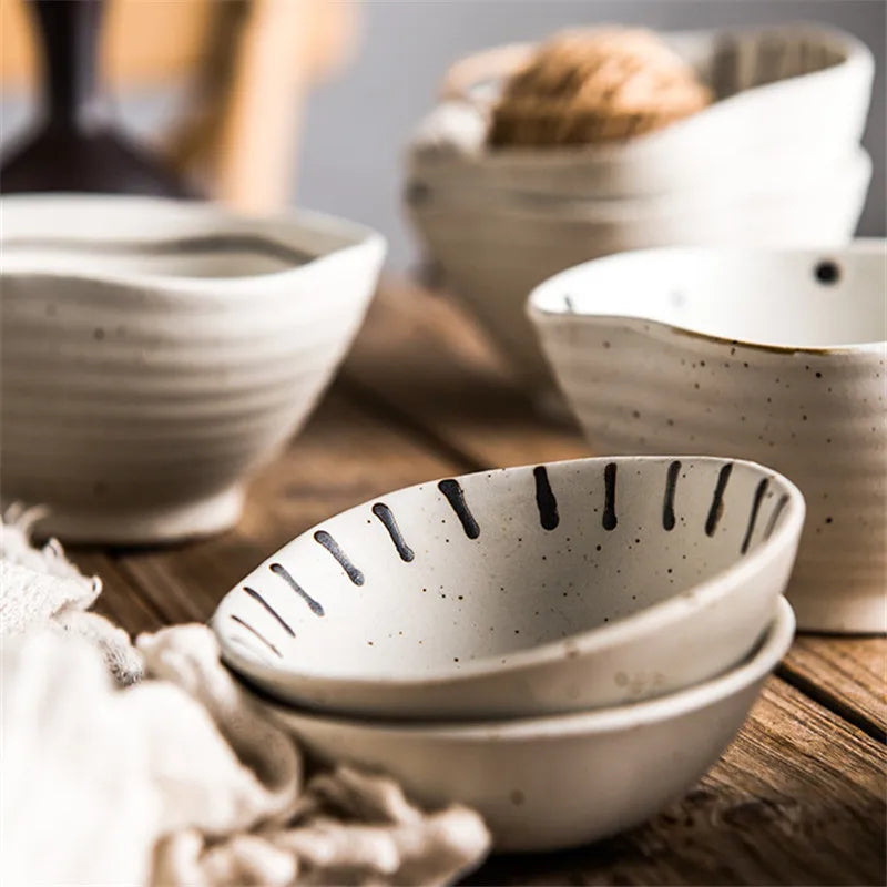 Japanese Ceramic Retro Seasoning Dishes